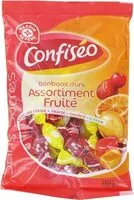 入っている砂糖の量 Bonbons sans sucre aux fruits