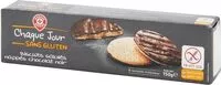 Suhkru kogus sees Biscuits sablés nappés au chocolat noir sans gluten