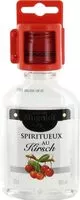 Quantité de sucre dans Spiritueux kirsch 18°