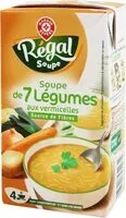 入っている砂糖の量 Soupe de légumes et vermicelles