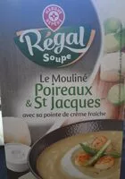 入っている砂糖の量 Régal soupe Le Mouliné Poireaux & St Jacques