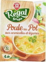 入っている砂糖の量 Poule au pot aux vermicelles et legumes