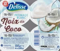 Fromage frais sucre a la noix de coco