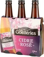 Sokerin määrä sisällä Cidre rosé 2,5%