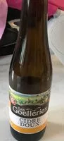 Sokerin määrä sisällä Cidre doux