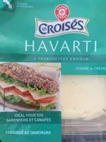 Cantidad de azúcar en Havarti 38% Mat. Gr. en tranches x 8