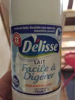 Quantité de sucre dans Lait facile à digérer