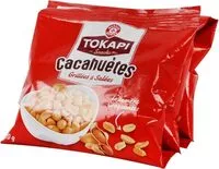 İçindeki şeker miktarı Cacahuètes grillées et salées