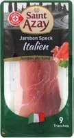 Suhkru kogus sees Jambon Speck Italien