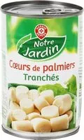 Cantidad de azúcar en Cœurs de palmiers tranchés