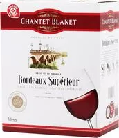 Zuckermenge drin Bordeaux supérieur A.O.C. - Bag-in-Box®