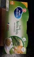Sokerin määrä sisällä Purée petits pois sans morceaux