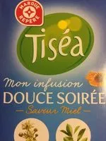 Sokerin määrä sisällä Infusion douce soirée saveur miel 25 sachets