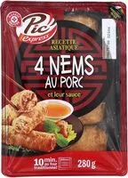 Sokerin määrä sisällä Nems au porc avec la sauce x 4