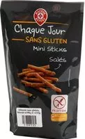 Suhkru kogus sees Mini sticks sans gluten