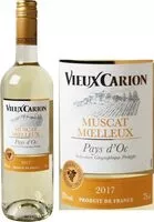 Quantité de sucre dans Pays d'Oc Muscat moelleux I.G.P.