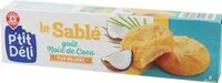 Suhkru kogus sees Sablés Noix de Coco