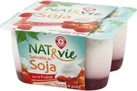 İçindeki şeker miktarı Spécialité au soja sur lit de fraises