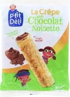 Amount of sugar in Crepe gout chocolat noisette