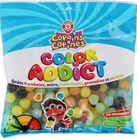 Suhkru kogus sees Billes gélifiées color addict