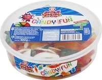 Suhkru kogus sees Assortiment gélifiés doux candy fun