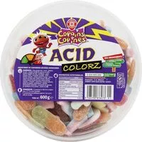Sokerin määrä sisällä Acid Colorz