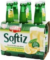 Jumlah gula yang masuk Bière citron sans alcool
