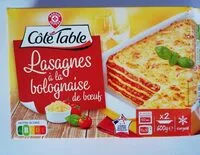 Cantidad de azúcar en Lasagnes à la bolognaise de boeuf