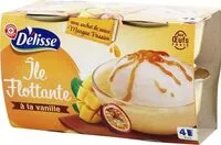 Quantité de sucre dans Île flottante nappage Mangue Passion 4 x 100 g