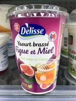 Cantidad de azúcar en Yaourt gourmand brassé figue et miel