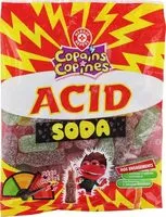Suhkru kogus sees Gélifiés soda acide