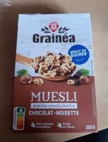 Zuckermenge drin Muesli pépites croustillantes chocolat-noissette réduit en sucre