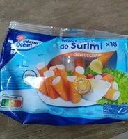 Jumlah gula yang masuk Mini bâtonnets de surimi