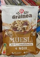 İçindeki şeker miktarı Grainéa Muesli - 4 Noix