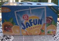 入っている砂糖の量 Jafun orange