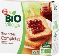 入っている砂糖の量 Biscottes complètes