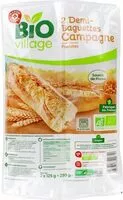 Cantidad de azúcar en Demi-baguettes de campagne précuites x 2