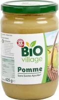 入っている砂糖の量 Purée de fruits pomme sans sucres ajoutés bio