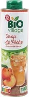 Jumlah gula yang masuk Sirop peche bio bidon