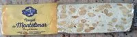 入っている砂糖の量 Nougat de Montélimar tendre