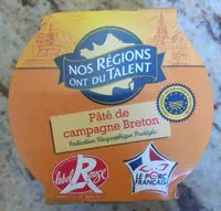 入っている砂糖の量 Paté de campagne au porc breton