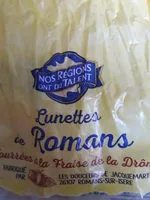 Jumlah gula yang masuk Lunettes De Romans Fraise