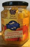 चीनी की मात्रा Clémentines et Oranges de Corse cuit au chaudron