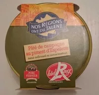 入っている砂糖の量 Pâté de campagne au piment d'Espelette