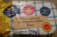 चीनी की मात्रा Beurre extra-fin de Charentes-Poitou doux