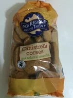Amount of sugar in Canistrelli de Corse aux d'amandes