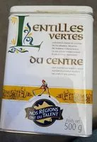 Количество сахара в Lentilles vertes du Centre