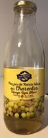 Количество сахара в Pur jus de raisin blanc