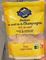 Amount of sugar in Bonbons au miel de la champagne
