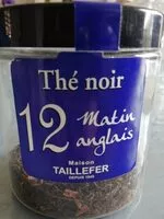 Quantité de sucre dans Thé noir matin anglais de maison TAILLEFER